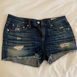 Rag & Bone distressed jean shorts